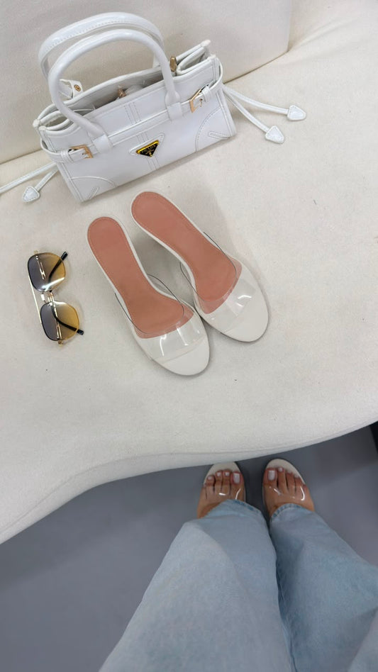 TAMANCO CRISTAL SALTO TAÇA OFF WHITE